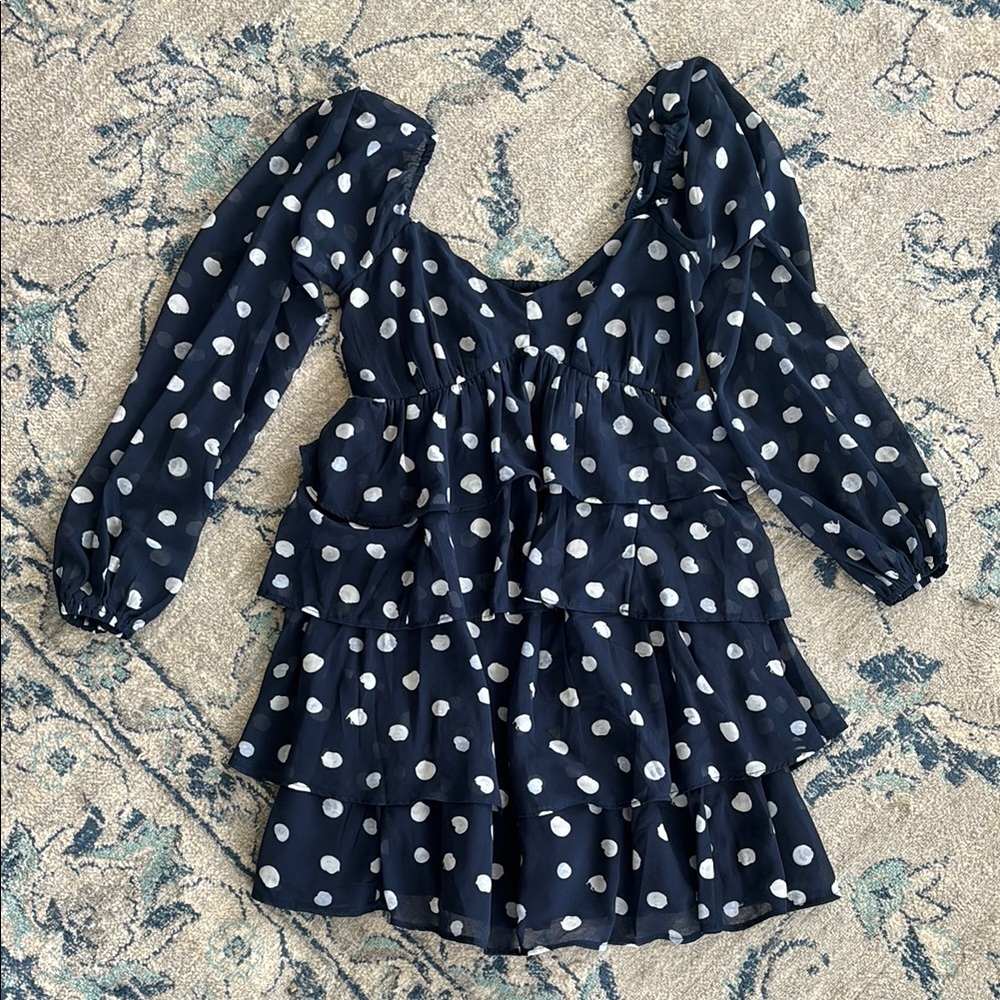 NWT Abercrombie Polka Dot Mini Dress